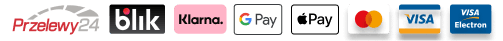 Ikony płatności: Blik, Szybki przelew online, Klarna, Karta płatnicza